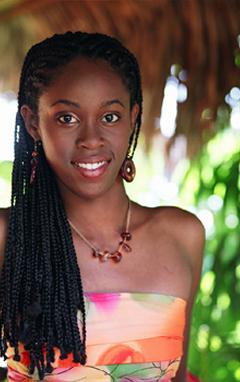 Woman with Braids